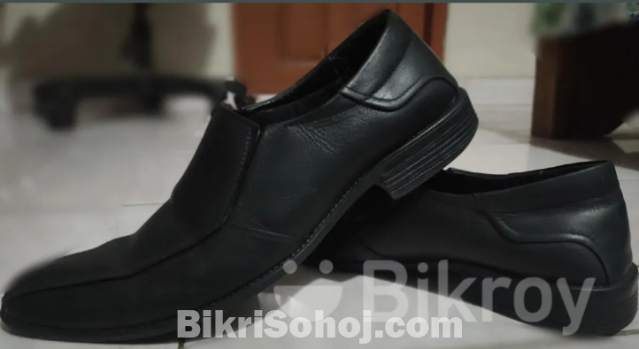 Suki Brand Premium Black Leather Formal Shoes for Men